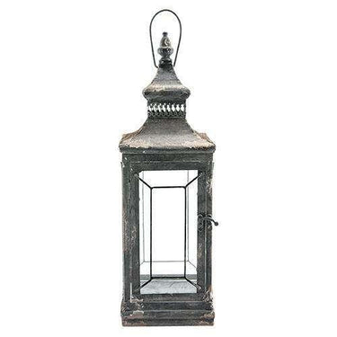 Antique Victorian Glass Lantern - The Fox Decor